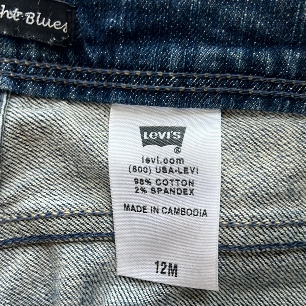 Levi's Dark Blue Rhinestone Women's Jeans - Picture 5 of 8